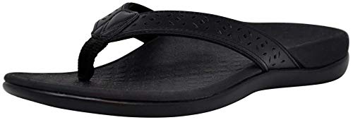 Vionic Women's Tide Perf Toe-Post - Ladies Flip Flops with Concealed Orthotic Arch