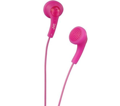 JVC HA-F150-P-E Gummy Earphones - Pink