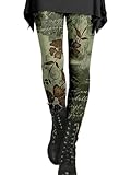 shownicer Leggins Donna Casual Stampati Leggings Pantaloni Moda Sottili e Traspiranti Pantaloni Lunghi Donna Slim Fit Leggings A Sty02 XL
