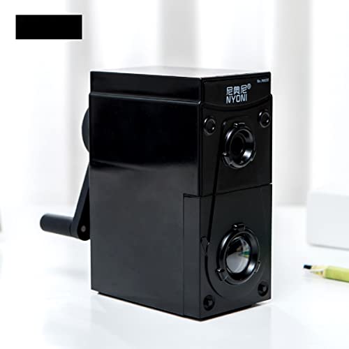 Image of FunBlast Artist Sharpener for Pencil - Art Pencil Sharpener, Sketching Drawing Manual Pencil Sharpener, Mechanical Pencil Sharpener for Artists, Artists Supplies, Hand Crank Sharpener -Black Color