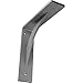 Ekena Millwork BKTMLE Steel Bracket Legacy, 2"W x 8"D x 8"H, Hammered Gray