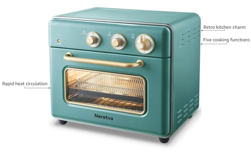 Neretva-21-QT-6-in-1-Toaster-Oven-Air-Fryer-Compact-Toaster-Ovens-Countertop-with-5-Slices-1500W-Rapid-Heat-Air-Fryer-Toaster-Oven-Combo-Stainless-Steel-for-BakeToastBroilAir-FryerDefrost Neretva 21 QT 6 in 1 Toaster Oven Air Fryer Compact Toaster Ovens Countertop with 5 Slices 1500W Rapid Heat Air Fryer Toaster Oven Combo Stainless Steel for BakeToastBroilAir FryerDefrost