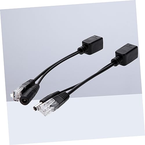 Kit Adaptador Splitter PoE 2pcs con Cable Injector PoE Compatible para Cámara IP y Router miniatura 4