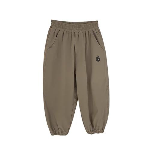Boys Casual Printed Pants Comfortable Jogger Trousers Elastic Waist Lightweight Summer Bottoms Perfect for Daily