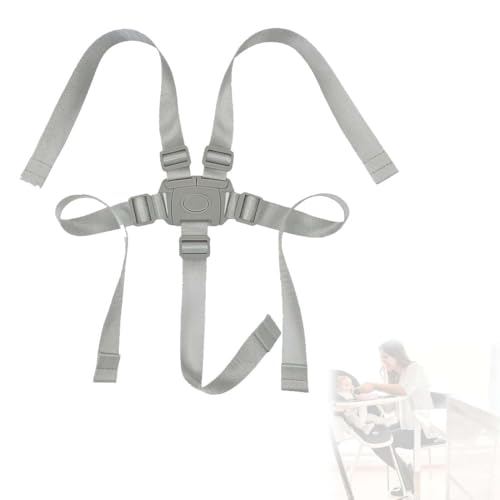 JUGUTA 1Pcs Arnes Seguridad Silla Niño, Cinturón De Seguridad Para Bebé, Arnés De Seguridad De 5 Puntos Para Niños Y Niños, Correa Segura Para Silla,Trona Kinderkraft,Kinderkraft(A)