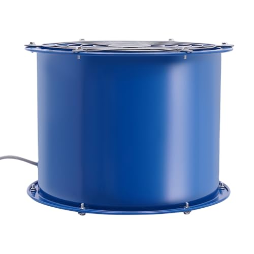 Ventilador axial de tubería cilíndrica 370W 16” Antiexplosión para cabina de pintura con cubierta protectora y ventilación al viento, 1420r/min Ventilador axial industrial para conducto miniatura 2