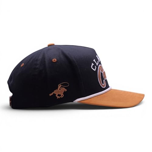 Image of Western Cap - Solid Back Adjustable Snap Back Hat for Men and Women - Ideal for Outdoors and Everyday Wear