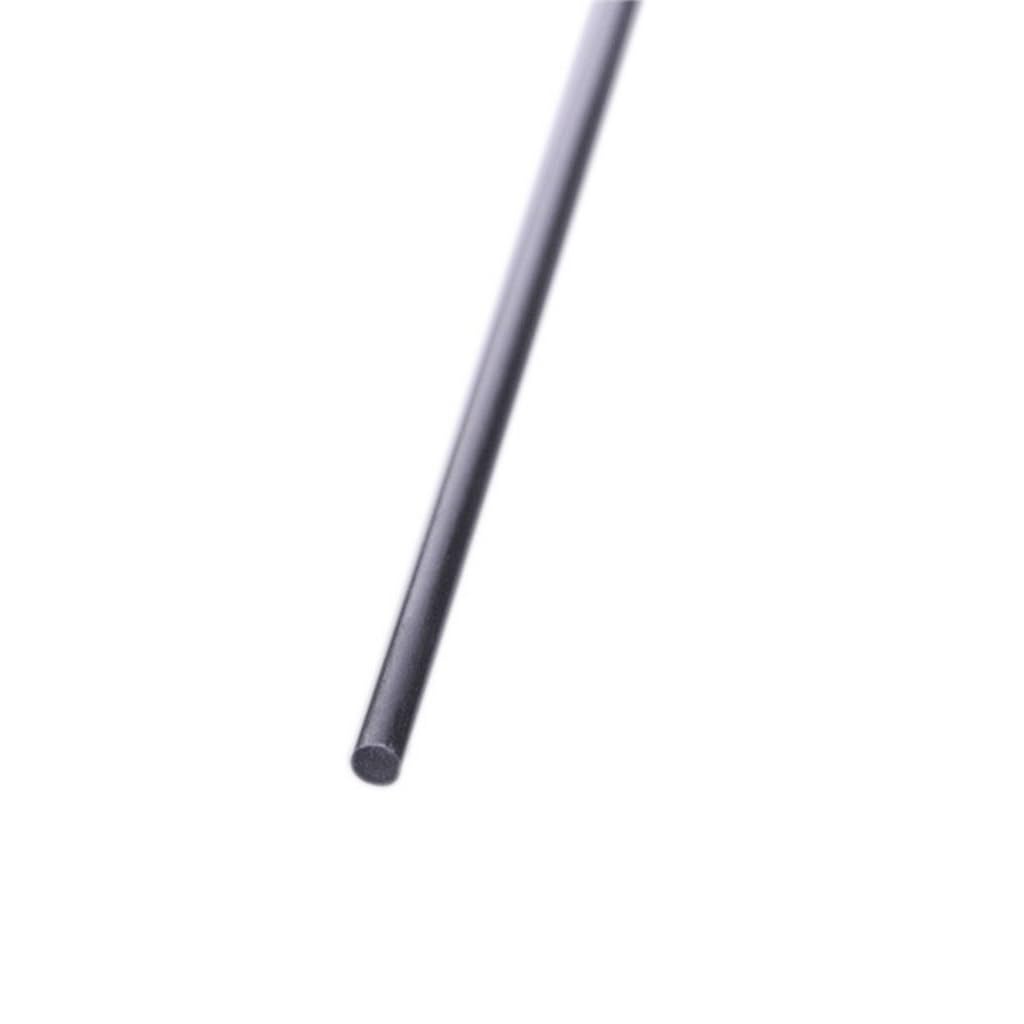 ACVACV 20pcs Carbon Fiber Rods bar Length 500mm, For RC Plane DIY Tool Wing Tube Carbon Fiber Rods(1.5mm)
