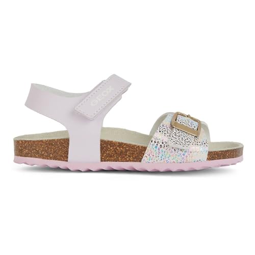 Geox J Adriel Girl C, Sandali Donna, Lt Lilac, 37