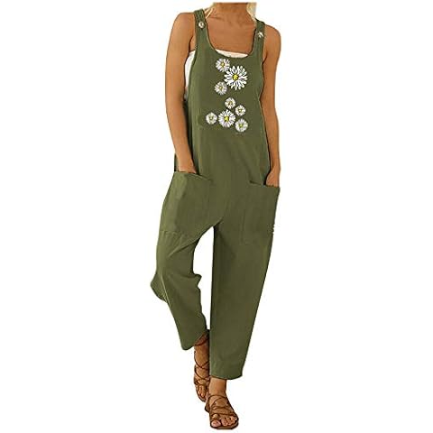 waitFOR Casual Floral Print Dungarees Cover