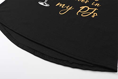 Image of YIJIU Women Soft Comfy Pajamas Cute Cat Short Sleeve Capri Pants PJS Set