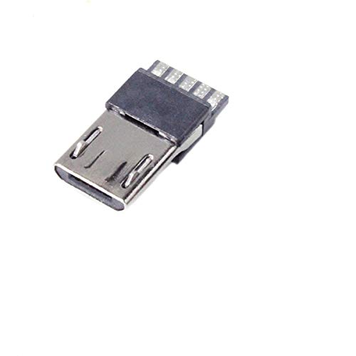 20 conectores Micro USB macho 5 pines para reparación miniatura 3