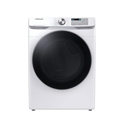 SAMSUNG DVG45B6300W 7.5 cu. ft. Smart Gas Dryer in White