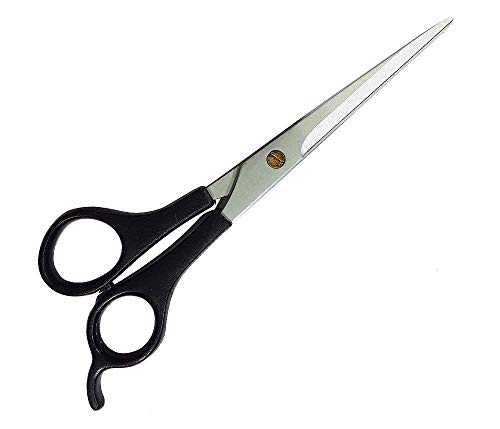 Image of Hair Cutting Scissor Professional for Salon Barber and Home Use for Men and Women with Black Handle (Pack of 2) 6.5 Inch