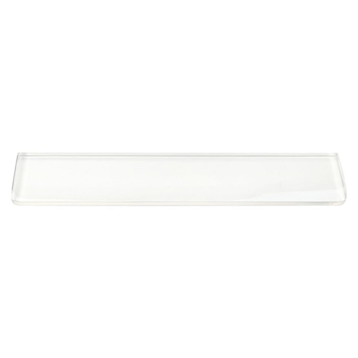 GLEAVI Reposamuñecas de Resina para Teclado, Almohadilla de Muñeca para Teclado de Resina Epoxi, Blanco, Antideslizante, Alivia la Fatiga Muñeca, para Gaming y Entretenimiento