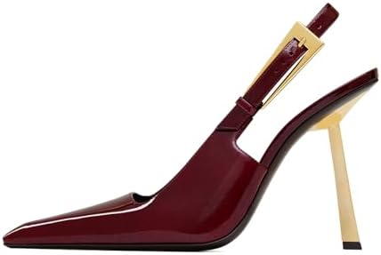 Vertundy Women's Stiletto Heels - Closed Pointed Toe