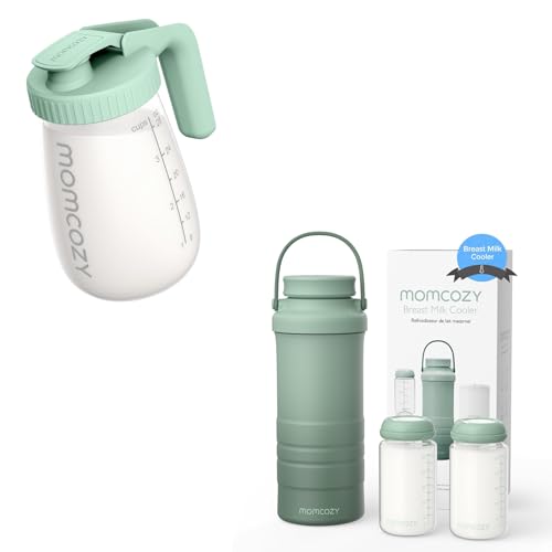 Image of Momcozy Breast Milk Pitcher & Momcozy 22oz Portable Breast Milk Cooler