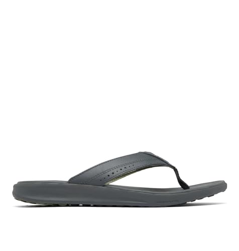 Columbia Men's Rostra Beachcomber Leather, Grill/Cypress, 12 - image 6