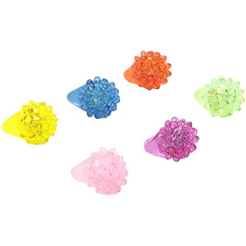 Rhode Island Novelty Flashing LED Bumpy Rings 24-Pack Cover