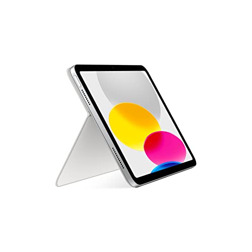 Image of Apple Magic Keyboard Folio: iPad Keyboard and case for iPad (10th Generation), Detachable Two-piece Design that attaches magnetically, Built-in trackpad, Chinese (Zhuyin) - White