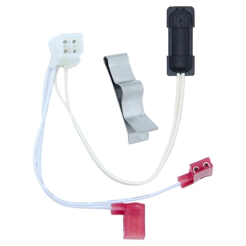 Norcold 618548 RV Refrigerator Replacement Thermistor Assembly Compatible with Models 1200 N61X N62X N64X N81X N82X N84X N610 N611 N621 N622 N641 N642 N811 N821 N841 with Mounting Clip Replaces 621742