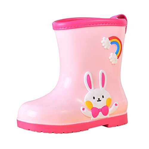 sfdgfhyf Children Outdoor Shoes Child Cute Cartoon Fashion and Non Slip Rain Boots Rain Boots Soft Bottom Fashion Rain