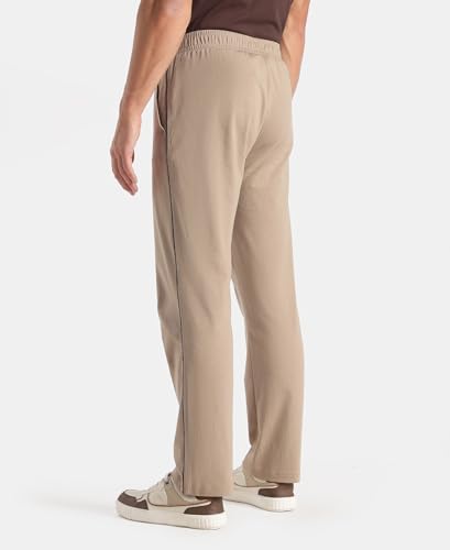 Image of Jockey 9500 Men Super Combed Cotton Rich Regular Fit Trackpant with Side Pockets