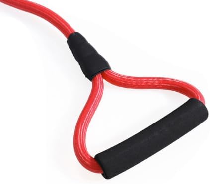MAGICLULU Double Head Dog Traction Strap Red Pet Pulling Rope for Puppy and Pet Dog Training Outdoor Use with Pp Material and Creative Design to Prevent Neck Injury - 1