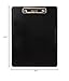 Dexas Slimcase 2 Plastic Clipboard with Storage and Side Opening, Black, Office Supplies Clipboards to Organize, Carry and Store, A4 Holder, Style and Functionality Nursing Clipboards