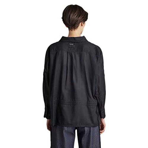 Miniatura 3 de G-Star Raw Bowling Poloshirt, Camisas Para Mujer, Negro Caviar D22152-C936-D301 , Xxs