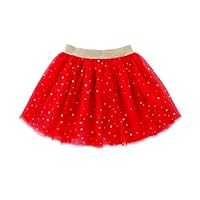 Genérico Falda tutú con Estampado para niñas Tutu Rojo Tutu Rojo Niña de 1 a 10 años