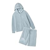 【ドラゴンクエスト】【ユニセックス】パウダースライムパーカ＆ハーフパンツセット PUNT255013BLU(M-L)