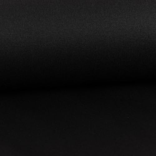 SCHÖNER LEBEN. Enduit Nappe lavable en coton enduit Noir uni Largeur 1,45 m SCHÖNER LEBEN. Enduit Nappe lavable en coton enduit Noir uni Largeur 1,45 m