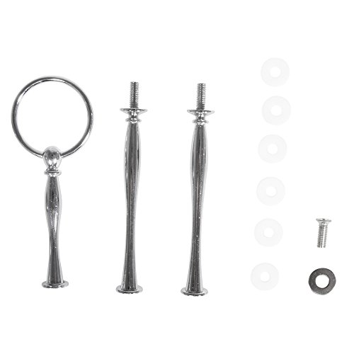 Rayher Metal Display Stand Assembly Kit, 11 Pieces, Metal, Silver, 19 x 8 x 1.6 cm, Metal, Silver, 19 x 8 x 1.6 cm