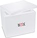 THERM BOX Caja de espuma de poliestireno - Caja térmica para alimentos y bebidas - Enfriador y calentador de espuma de poliestireno (45x34x36cm - Volumen 26,93L) Reutilizable
