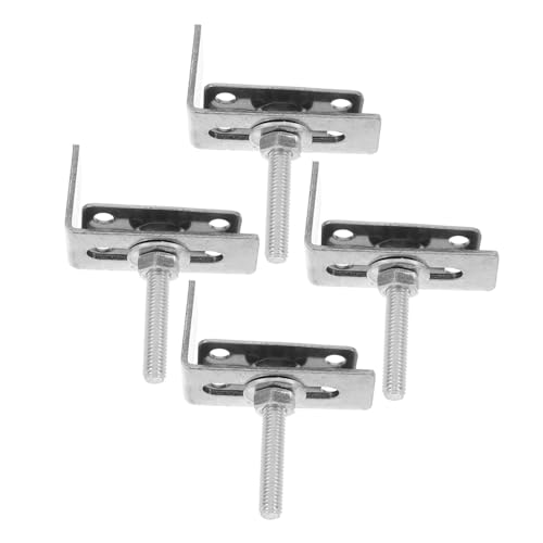Uonlytech Lot De 4 Clips De Fixation Pour Lavabo Sous Plan Support Pour Lavabo Sous Plan De Travail Argenté