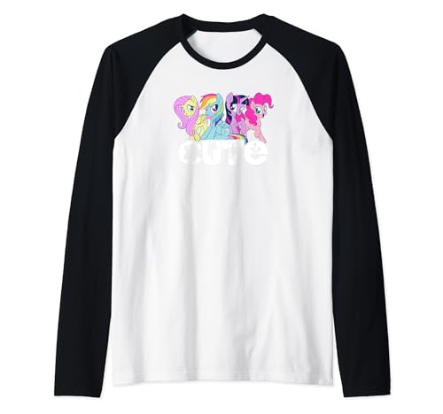 T-shirt My Little Pony Friendship Is Magic Raglan Baseball pour enfant