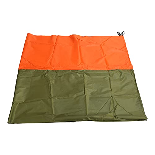Voluxe Housse de siège de balançoire, Pare-Soleil imperméable à l'eau, résistant au Sable, résistant aux UV Polyvalent pour l'extérieur pour la Plage(Double Couleur (Vert Orange))