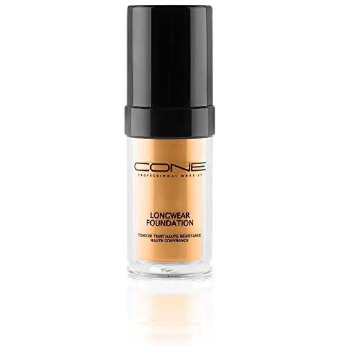 Longwear Base de maquillaje resistente al agua, absorbe el sebo, fórmula altamente pigmentada, color perfecto para cualquier tono de piel, 30 ml (Deep Tan)