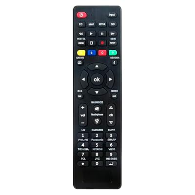 Universal TV Remote Control, Replacement Compatible with LG/Samsung/TCL/HISENSE/Philips/VIZIO/Sharp/Sony/PANASONIC/Sanyo/Insignia/Toshiba LCD LED HDTV 3D Smart Televisions