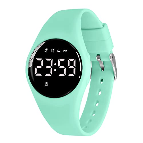 Image of Kids Watch, Digital Watch for Girls Boys, Sport Watch with Alarm Clock, Stopwatch, Waterproof Fitness Tracker with No App for Ages 5-12 Children (YB-Green)