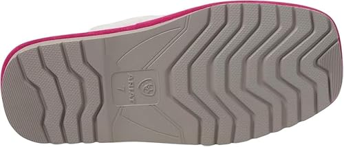 Image of ARIAT Women's Jackie Square Toe Warm Soft Genuine Suede Leather Indoor Outdoor Slippers with Plush Collar