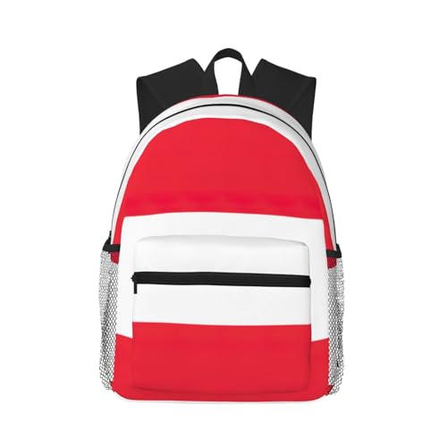 Sac à dos randonnée unisexe léger imprimé Autriche pour gym et camping