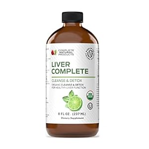 Liver Complete 8oz – Organic Liquid Liver Cleanse & Detox Supplement for High Enzymes, Fatty Liver, & Liver Support