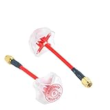 Crazepony 2pcs Newest Aomway 5.8G 3DBi 4 Leaf Clover Antenna RP-SMA Male with Protective Coverings for FPV Multicopter TX/RX
