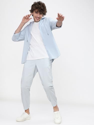 Image of Highlander Men's Cargo Jogger Trousers | Perfect for Casual Outings,Travel & Work Wear with Utility Pockets