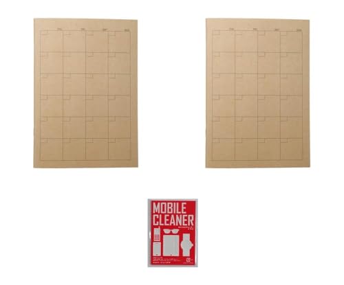 �y2���Z�b�g�z A5�X�P�W���[���m�[�g 32���i64�y�[�W�j �}���X���[�p 2���Z�b�g / ���܂��t�i���o�C���N���[�i�[�j / ���� MUJI