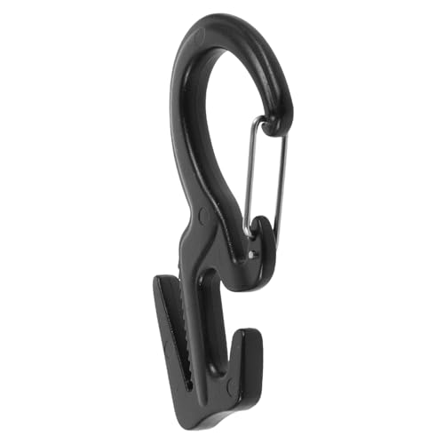 MOBUTOFU Mosquetón, Accesorio De Escalada, Herramientas para Exteriores, Hebillas De Bloqueo para Escalada, Hebillas De Senderismo, Hebillas De Escalada, Clips De Gancho De Metal, Hebillas