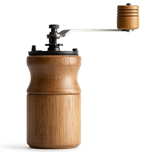 SXLCKJ Hölzerne manuelle Kaffeemühle Handmühle Haushalt handgebrühte Kaffeepulvermühle mit Stainles (Crusher)
