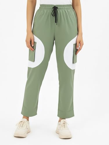 Image of ADDYVERO Women Cargo Lose Fitting Side Pockets Detailing High Waisted Casual Cargo Pant